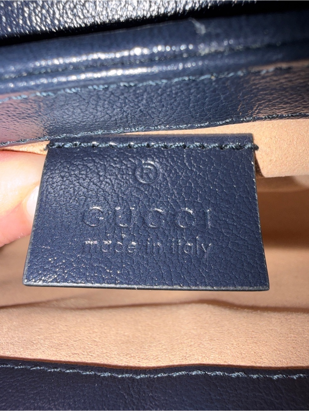 Gucci Turquoise GG Marmont Mini Crossbody Bag - Picture 9 of 16